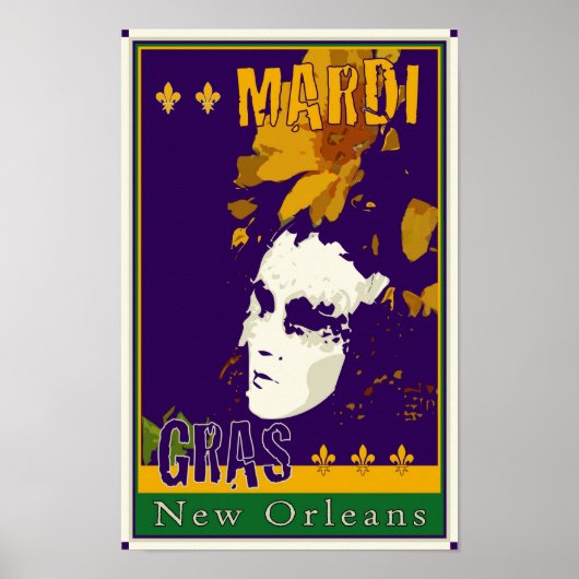 Mardi Gras Poster (Voorkant)