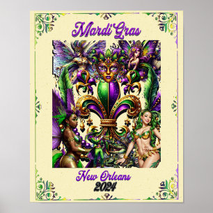 Mardi Gras Poster 2024