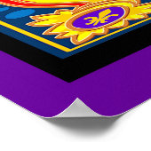 Mardi Gras Poster Gepersonaliseerd (Hoek)