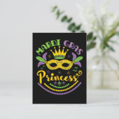 Mardi Gras Princess Briefkaart (Staand voorkant)