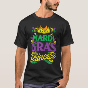 Mardi Gras Princess Funny Mardi Gras Carnival Wome T-shirt