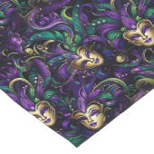 Mardi Gras Print Lange Tafelloper (Hoek)