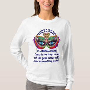 Mardi Gras Queen 5 Lees hieronder over design T-shirt