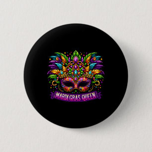 Mardi Gras Queen kostuum outfit meisjes vrouwen Ma Ronde Button 5,7 Cm