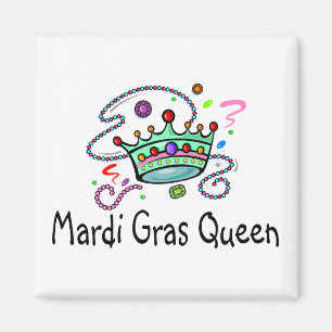 Mardi Gras Queen Magneet