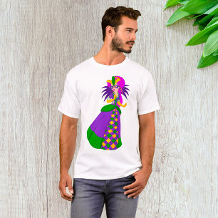 Mardi Gras Queen Mannen T-shirt