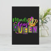 Mardi Gras Queen Parade Costume Kaart (Staand voorkant)