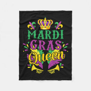 Mardi Gras Queen Parade Kostuumfeest Vrouwen Meisj Fleece Deken