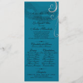 Mardi Gras Quince Programma (Achterkant)