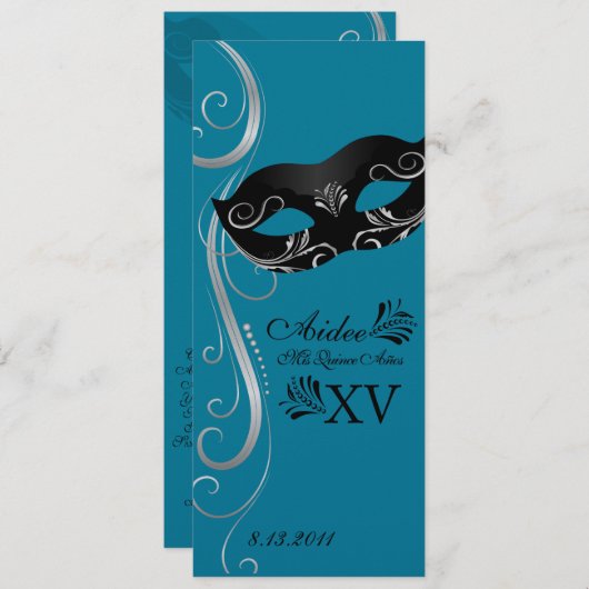 Mardi Gras Quince Programma (Voorkant / Achterkant)