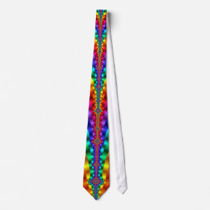 Mardi Gras Rainbow Gay Pride LGBT Necktie Stropdas