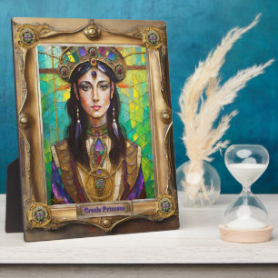 Mardi Gras Realm Portretten - De Creoolse Prinses Fotoplaat