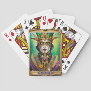 Mardi Gras Realm Portretten - De Koning Pokerkaarten