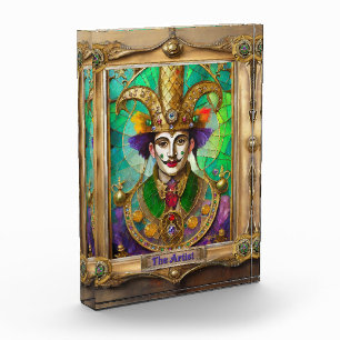 Mardi Gras Realm Portretten - De kunstenaar Dali Fotoblokken
