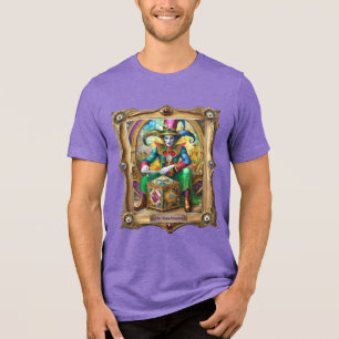 Mardi Gras Realm Portretten - De tijdreiziger Tri-Blend Shirt