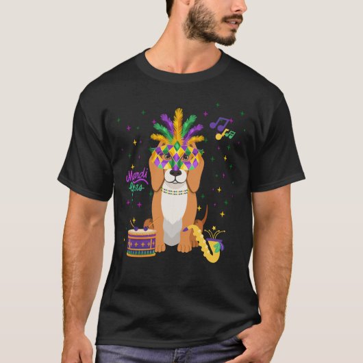 Mardi Gras Retrievers T-shirt (Voorkant)