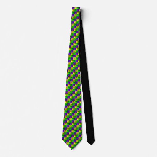 Mardi Gras Rhombus™ Mannen Necktie Stropdas (Voorkant)