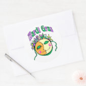 Mardi Gras Ronde Sticker (Envelop)