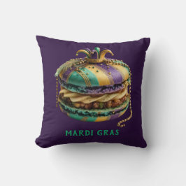 Mardi Gras Royal Macaron Kussen