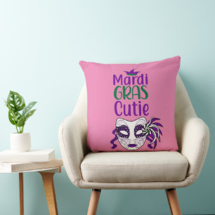Mardi Gras Schatje Worp Kussen