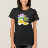 Mardi Gras Shake Your Bootie Majorette Boots T-shirt (Voorkant)