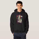 Mardi Gras Skeleton Hoodie (Voorkant volledig)