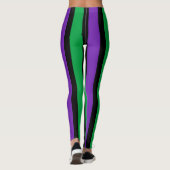 Mardi Gras Skinny Stripes Leggings Pants (Achterkant)