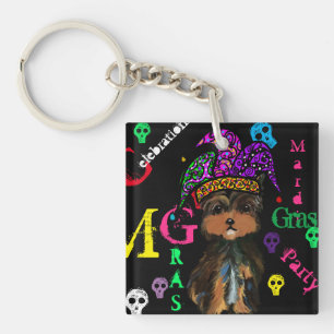 Mardi GRAS Sleutelhanger