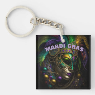Mardi Gras Sleutelhanger