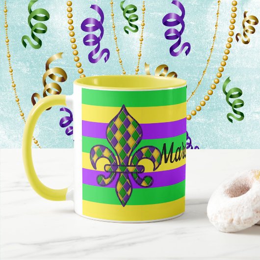 Mardi Gras Souvenir Café Mug Tea Cup