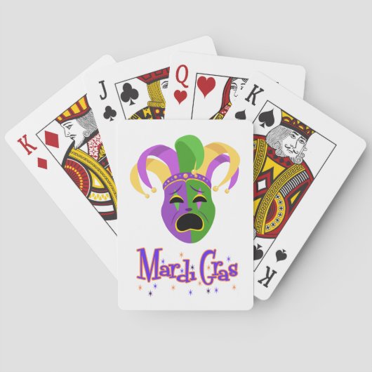 Mardi Gras Speelkaarten (Achterkant)