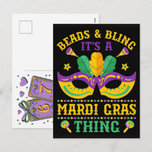 Mardi Gras-speelkaarten Six Seven Deck Trucker Feestdagenkaart