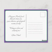 💜 Mardi Gras Splendor Briefkaart (Achterkant)