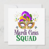 Mardi Gras Squad Kaart (Achterkant)
