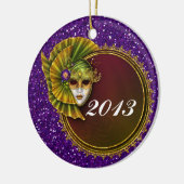 Mardi Gras - SRF Keramisch Ornament (Links)