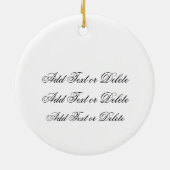 Mardi Gras - SRF Keramisch Ornament (Achterkant)