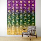 Mardi Gras | Stap en herhaal foto achtergrond Wandkleed (In situ)