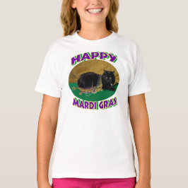 Mardi Gras Star Cat T-shirt