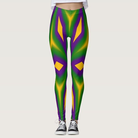 Mardi Gras Star Leggings (Voorkant)