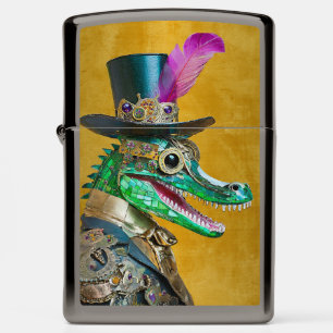 Mardi Gras Steampunk Party Dierlijke Alligator