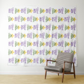 Mardi Gras | Step en Repeat-fotobackdrop Wandkleed (In Situ (horizontaal))