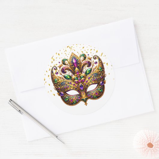 Mardi Gras Sticker (Enveloppe)