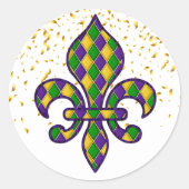 Mardi Gras Sticker (Voorkant)