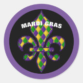 Mardi Gras Sticker (Voorkant)