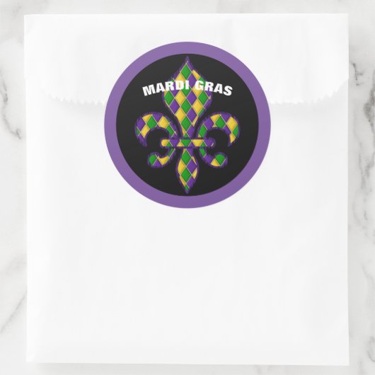 Mardi Gras Sticker (Tas)