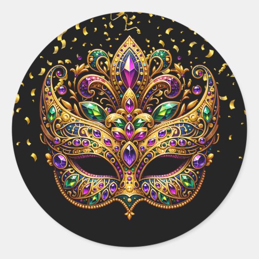 Mardi Gras Sticker (Devant)