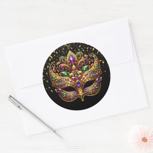 Mardi Gras Sticker (Enveloppe)