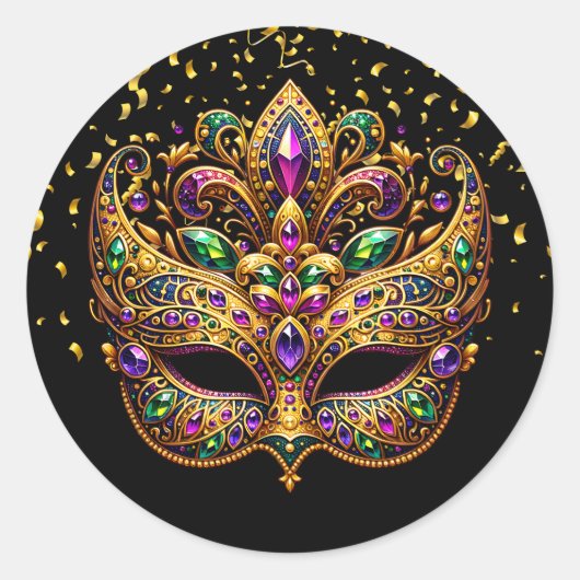Mardi Gras Sticker (Devant)