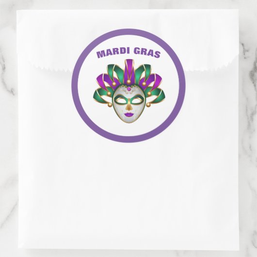 Mardi Gras Sticker (Tas)