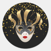 Mardi Gras Sticker (Voorkant)